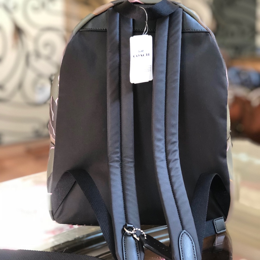 2pcs Coach Army/Camo MD Charlie Backpack+Wallet - Picture 5 of 8